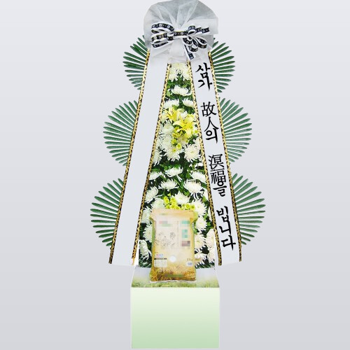 청주 근조 쌀화환 10kg — 청주꽃배달